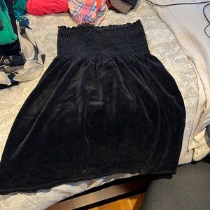 Juicy Couture Black Velour Beach Coverup